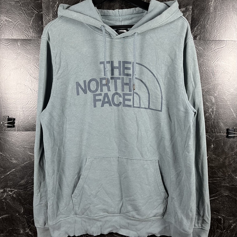 The North Face Men's Blue Fleece Hoodie Large
